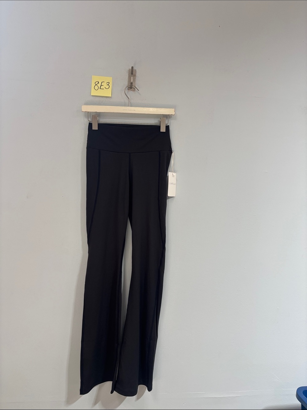 Small black flared leggings NWT